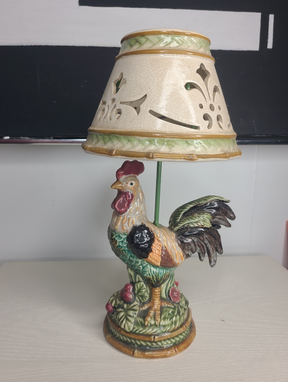 Rooster Tealight Holder 🐓 Farmhouse Candle Decor